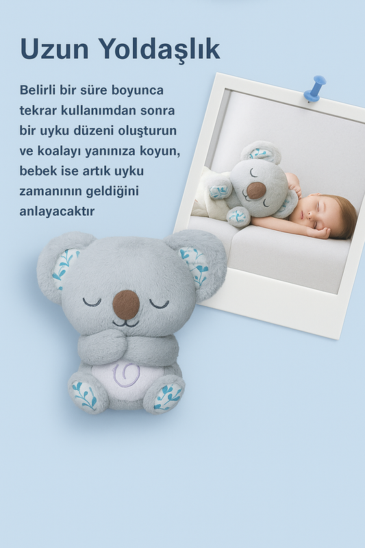 Uyku dostu koala peluş oyuncak
