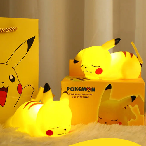 Pikachu Gece Lambası – Sevimli Işık, Tatlı Uyku